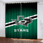 Dallas Stars Hockey League Blackout Curtain for Living Room Bedroom Window Treatment